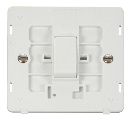 Scolmore SINPW-SMART1 - 1G Insert 1 Aperture Supplied With 1 x 10AX 2 Way Retractive Switch Module - White Definity Scolmore - Sparks Warehouse