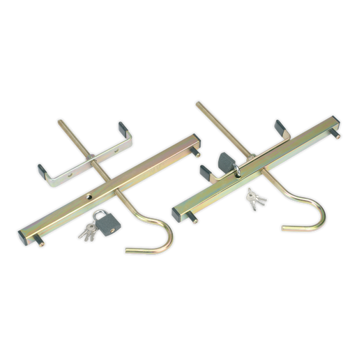 Sealey - SLC2 Ladder Roof Rack Clamps Janitorial / Garden & Leisure Sealey - Sparks Warehouse