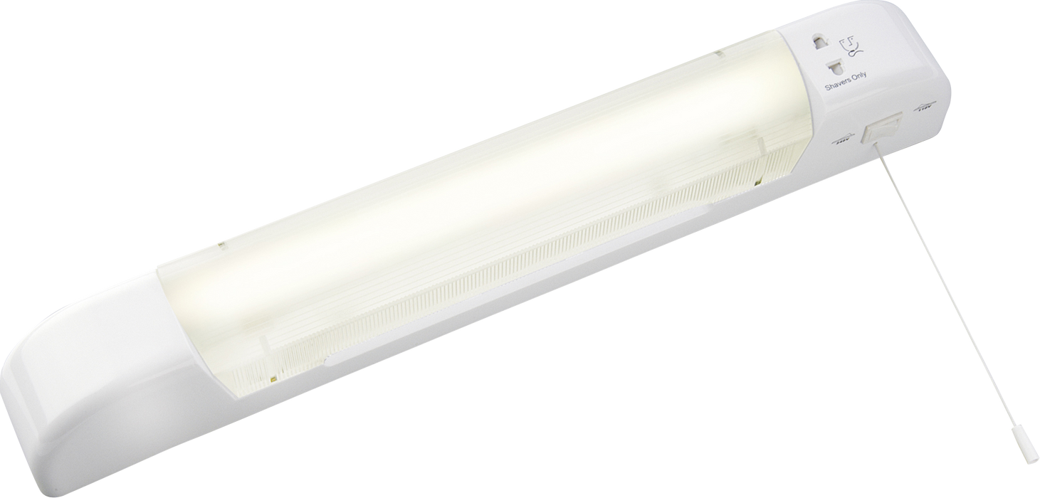 Knightsbridge SLIGHT2 230V 6W LED Shaver Light with Dual Voltage Socket ML Knightsbridge - Sparks Warehouse