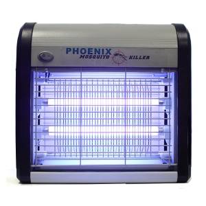 MD08-12w 2x6w Flykiller Unit in Aluminium UV Lamps Easy Light Bulbs  - Easy Lighbulbs