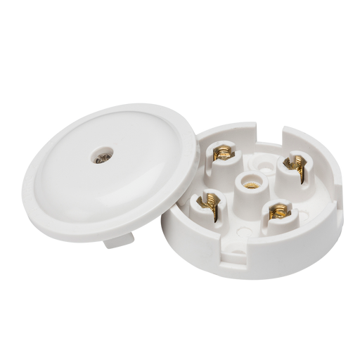 Knightsbridge SN8400 5A Junction Box 4 Terminal - White  - 59mm Junction Box Knightsbridge - Sparks Warehouse