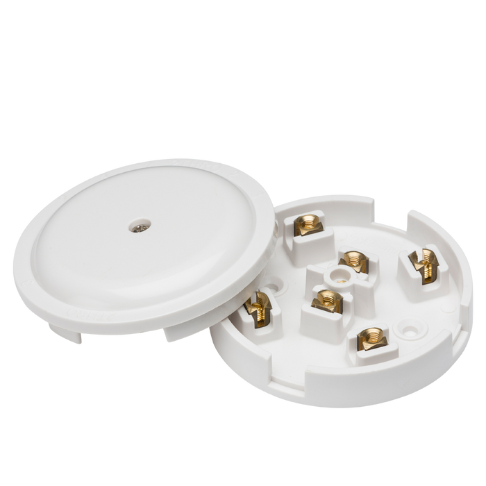 Knightsbridge SN8460 20A Junction Box 6 Terminal - White Junction Box Knightsbridge - Sparks Warehouse