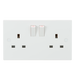 Knightsbridge SN9000S 13A 2G SP Switched Socket ML Knightsbridge - Sparks Warehouse