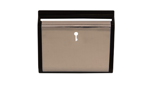 Scolmore SP620BKCH - Hotel Key Card Switch Cover Plate - Black - Chrome New Media Scolmore - Sparks Warehouse