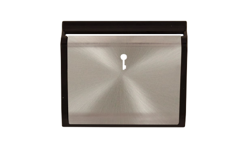 Scolmore SP620BKSC - Hotel Key Card Switch Cover Plate - Black - Satin Chrome New Media Scolmore - Sparks Warehouse