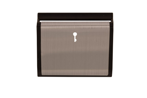 Scolmore SP620BKSS - Hotel Key Card Switch Cover Plate - Black - Stainless Steel New Media Scolmore - Sparks Warehouse