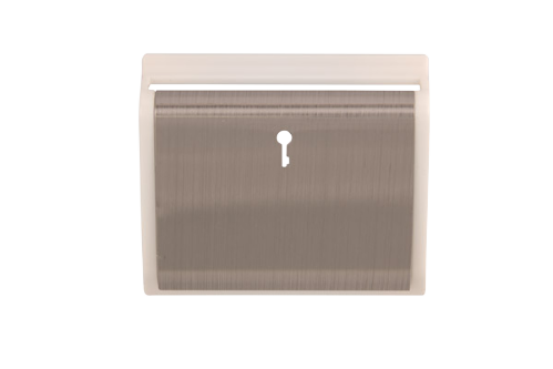 Scolmore SP620WHSS - Hotel Key Card Switch Cover Plate - White - Stainless Steel New Media Scolmore - Sparks Warehouse