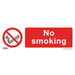 Sealey - SS13P1 No Smoking - Prohibition Safety Sign - Rigid Plastic Safety Products Sealey - Sparks Warehouse
