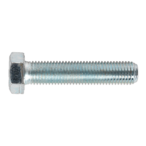 Sealey - SS1675 HT Setscrew M16 x 75mm 8.8 Zinc DIN 933 Pack of 10 Consumables Sealey - Sparks Warehouse