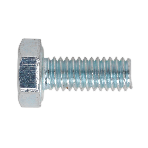 Sealey - SS416 HT Setscrew M4 x 16mm 8.8 Zinc DIN 933 Pack of 50 Consumables Sealey - Sparks Warehouse