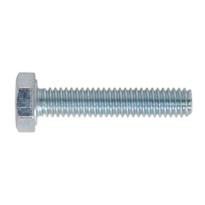 Sealey - SS420 HT Setscrew M4 x 20mm 8.8 Zinc DIN 933 Pack of 50 Consumables Sealey - Sparks Warehouse