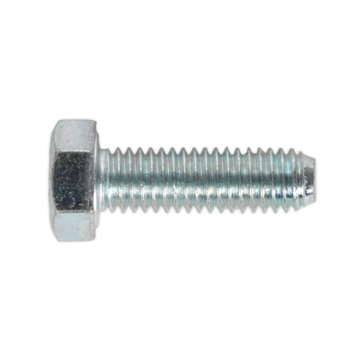 Sealey - SS516 HT Setscrew M5 x 16mm 8.8 Zinc DIN 933 Pack of 50 Consumables Sealey - Sparks Warehouse
