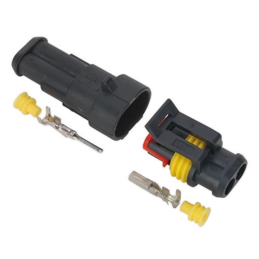 Sealey - SSC2MF Superseal Male & Female Connector 2 Way 1pr Consumables Sealey - Sparks Warehouse
