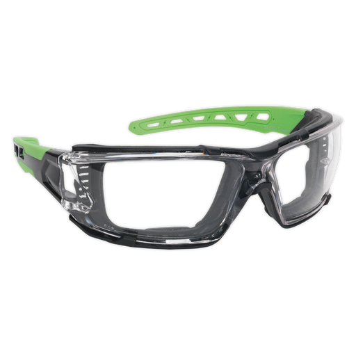 Sealey - SSP68 Safety Spectacles with EVA Foam Lining - Clear Lens Safety Products Sealey - Sparks Warehouse