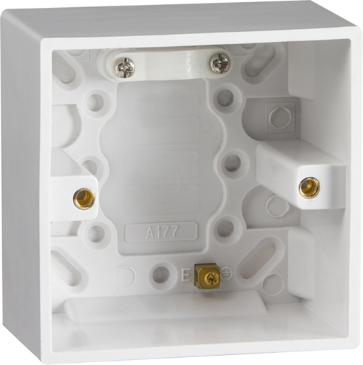 Knightsbridge SN1610 47MM Single PATTRESS BOX KB Knightsbridge - Sparks Warehouse