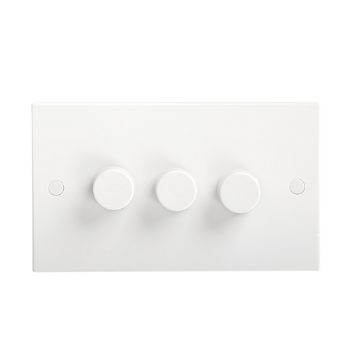 Knightsbridge SN2163 3G 2 WAY 40-400W Dimmer Switch KB Knightsbridge - Sparks Warehouse