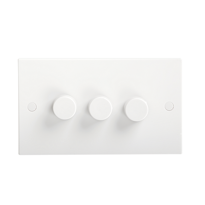 Knightsbridge SN2163 3G 2 WAY 40-400W Dimmer Switch KB Knightsbridge - Sparks Warehouse