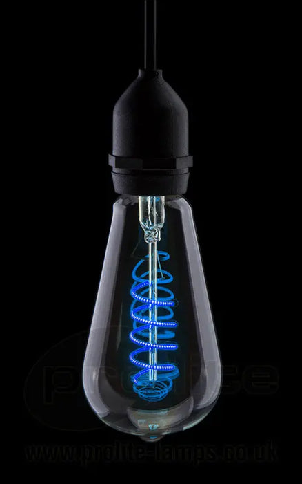 Funky Filament ST64 LED 240v 4w Ba222d/BC Blue Dimmable - ProLite