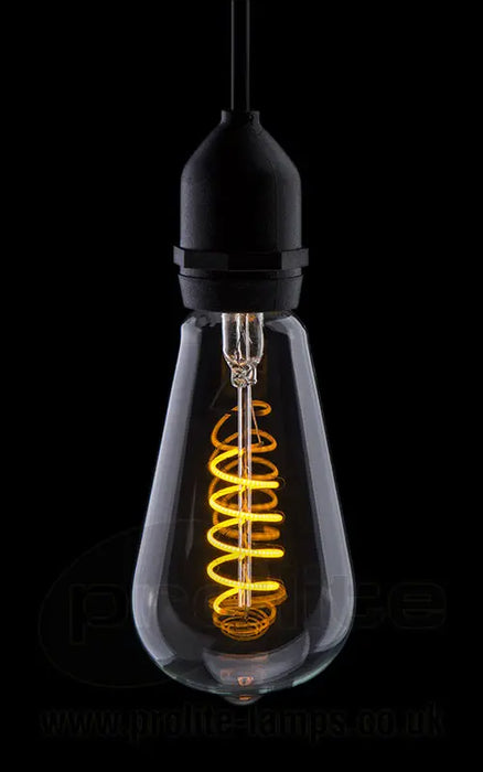Funky Filament ST64 LED 240v 4w Ba222d/BC Yellow Dimmable - ProLite