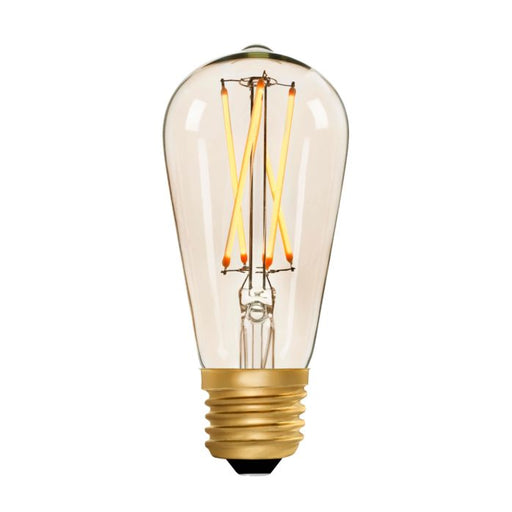 Zico ZIKD044/2W22E27A - Squirrel Cage ST64 Amber 2w E27 2000k LED Filament Squirrel Cage Zico - The Lamp Company