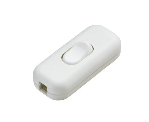 Knightsbridge ST6AWH 6A DP Inline Cord Switch - White ML Knightsbridge - Sparks Warehouse