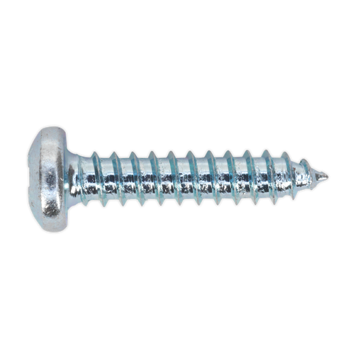 Sealey - STPP4219 Self Tapping Screw 4.2 x 19mm Pan Head Pozi Zinc DIN 7981CZ Pack of 100 Consumables Sealey - Sparks Warehouse