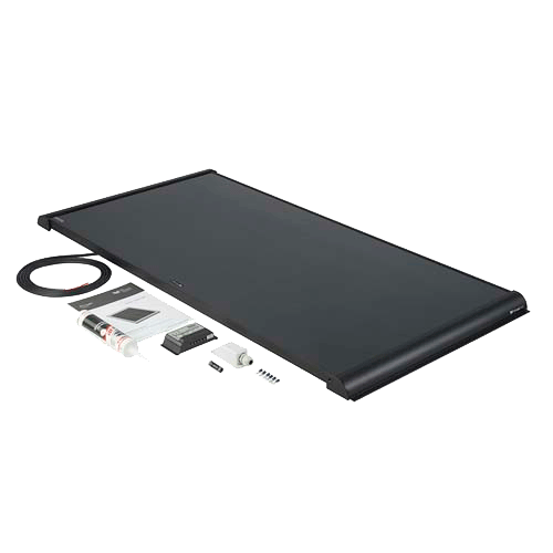 SOLAR TECHNOLOGY - 155wp Motorhome Kit  Alloy Aero Fitting Kit  All