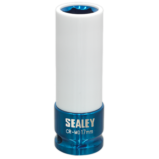 Sealey - SX03017 Alloy Wheel Impact Socket 17mm 1/2"Sq Drive Vehicle Service Tools Sealey - Sparks Warehouse