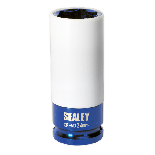 Sealey - SX03024 Alloy Wheel Impact Socket 24mm 1/2"Sq Drive Vehicle Service Tools Sealey - Sparks Warehouse