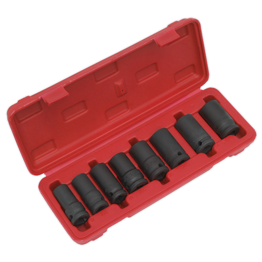 Sealey - SX202 Locking Wheel Nut Removal Set 8pc 1/2"Sq Drive Vehicle Service Tools Sealey - Sparks Warehouse
