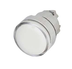 ZB4BW31 - Telemecanique Flush Illuminated Pushbutton White Spring Return for BA9s Lamp Push Button CEF - Sparks Warehouse
