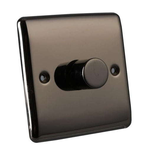 Caradok 1 Gang Dimmer Switch - Black Nickel Caradok - The Curve - Black Nickel Caradok - Sparks Warehouse