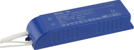 Knightsbridge T02 Low Voltage Transformer Auto Rest - 20-60W KB Knightsbridge - Sparks Warehouse