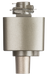Knightsbridge TRKAD1S 230v Track Adaptor Satin Nickel KB Knightsbridge - Sparks Warehouse