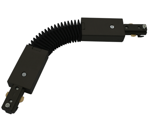 Knightsbridge TRKFC1BK 230v Single Circuit Track  flexible connector Black Light Switches Knightsbridge - Sparks Warehouse