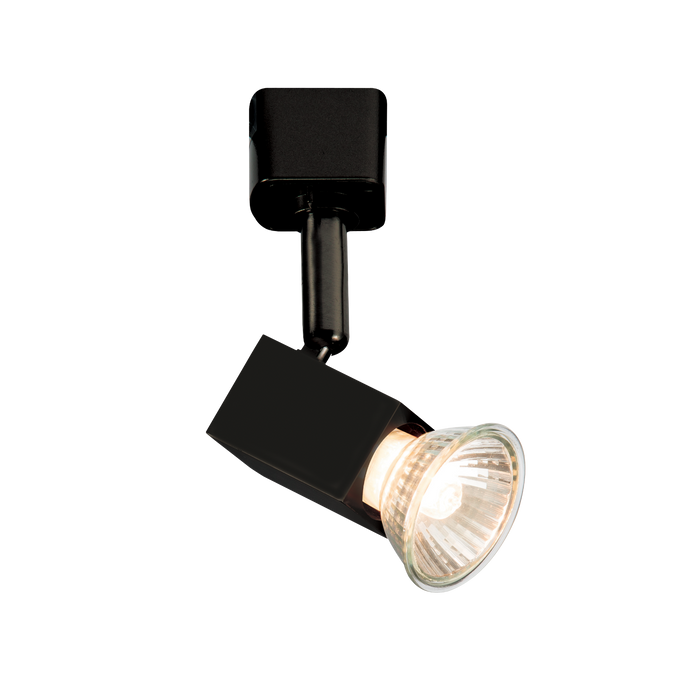 Knightsbridge TRKSP1ABK 230v GU10 Track Spotlight - Black KB Knightsbridge - Sparks Warehouse