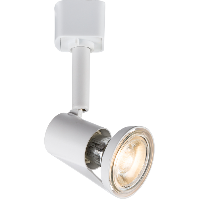 Knightsbridge TRKSP5AW 230v GU10 Track Spotlight - White Track Lighting Fixtures Knightsbridge - Sparks Warehouse