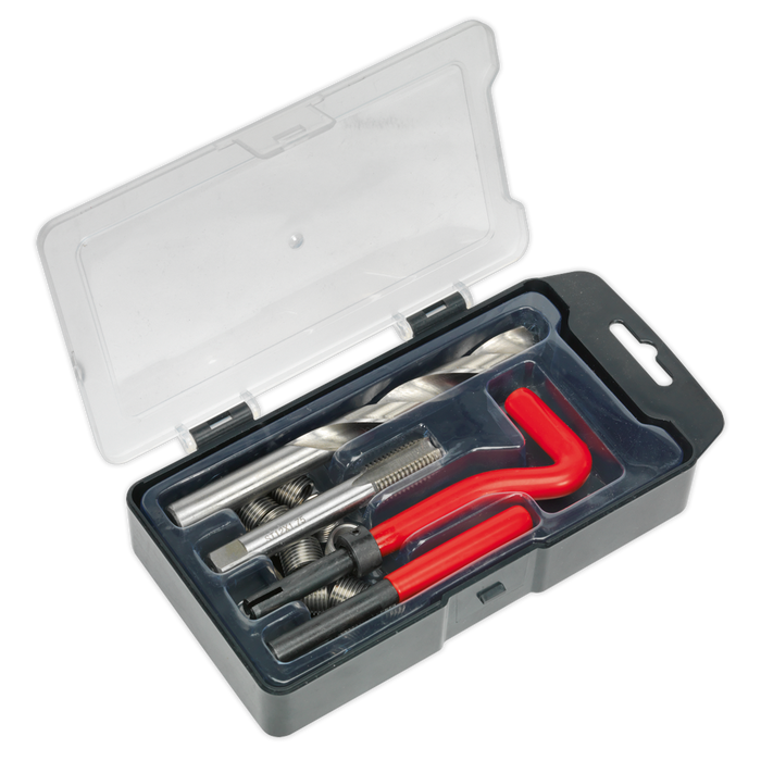 Sealey - TRM12 Thread Repair Kit M12 x 1.75mm Vehicle Service Tools Sealey - Sparks Warehouse