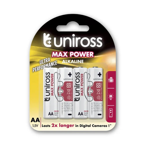 UNIROSS - Uniross 1.5V AA ALK MAX POWER (C4)