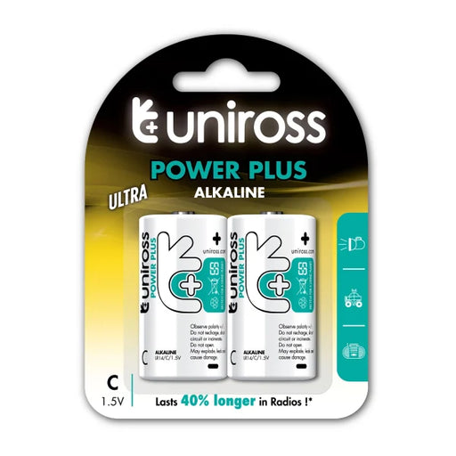 UNIROSS - Uniross 1.5V C ALK POWER PLUS (C2)