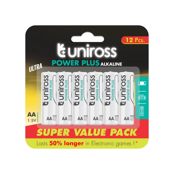 UNIROSS - Uniross 1.5V AA ALK POWER PLUS (P12)