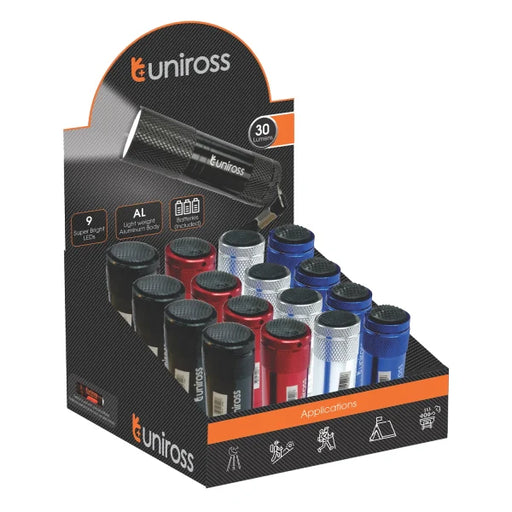 UNIROSS - UNIROSS 9 LED ALUMINIUM (3xAAA EHD)