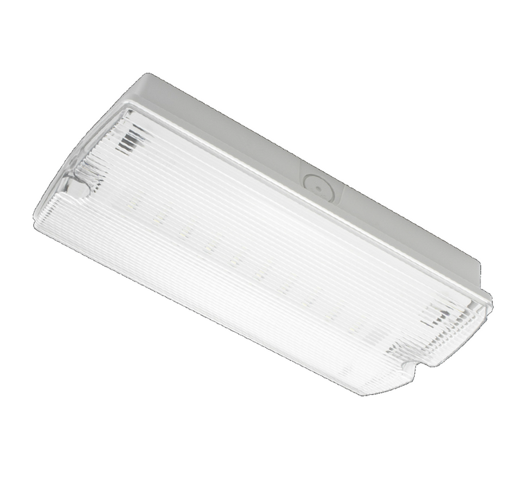 Luceco LEMIBKM3 Tempus Mini Emergency 3W LED Bulkhead Emergency Lighting Luceco - Sparks Warehouse