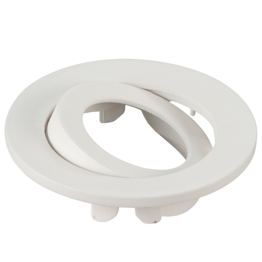 Knightsbridge VFR8TBEZMW VFR8 Adjustable TILT Matt White BEZEL KB Knightsbridge - Sparks Warehouse