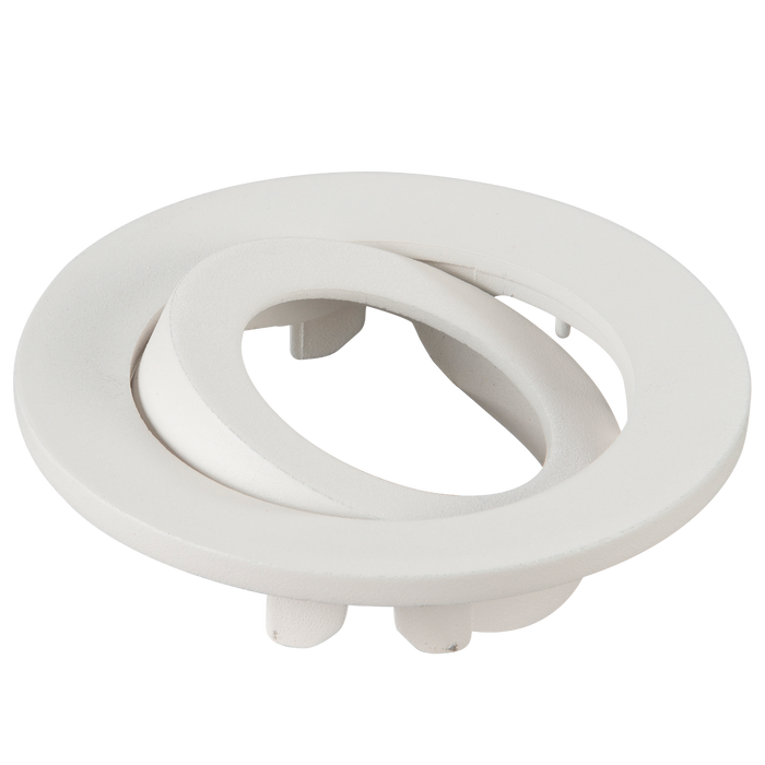 Knightsbridge VFR8TBEZMW VFR8 Adjustable TILT Matt White BEZEL KB Knightsbridge - Sparks Warehouse