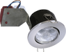 Knightsbridge VFRLED2CBR 90MIN Fire Rated LED Tilt DownLight Brushed Chrome KB Knightsbridge - Sparks Warehouse