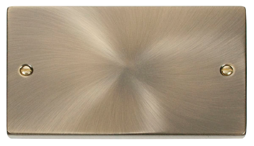Scolmore VPAB061 - 2 Gang Blank Plate Deco Scolmore - Sparks Warehouse