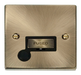 Scolmore VPAB550BK - 13A Fused ‘Ingot’ Connection Unit With Flex Outlet - Black Deco Scolmore - Sparks Warehouse