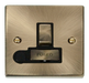 Scolmore VPAB551BK - 13A Fused ‘Ingot’ Switched Connection Unit With Flex Outlet - Black Deco Scolmore - Sparks Warehouse