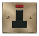 Scolmore VPAB652BK - 13A Fused Switched Connection Unit With Neon - Black Deco Scolmore - Sparks Warehouse